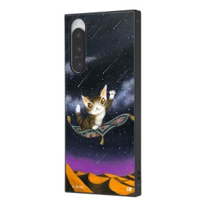 Xperia5IV ケース 猫のダヤン ねこ ダヤン 猫 砂漠の流れ星 スマホ カバー キャラクター グッズ 耐衝撃 ハイブリッド