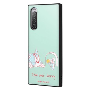 Xperia10V ケース トムとジェリー トム ジェリー チーズ グリーン スマホ カバー キャラクター グッズ 耐衝撃 ハイブリッド