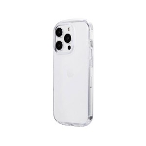 iPhone 15Pro ケース クリア 透明 ラウンド フォルム ストラップホルダー 付 TPU ソフト スマホ カバー シンプル 無地 保護