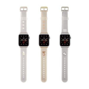 ミッフィー AppleWatch バンド ベルト 41 40 38 mm 交換用 キャラクター グッズ クリア 透明 ボリス うさぎ アップルウォッチ