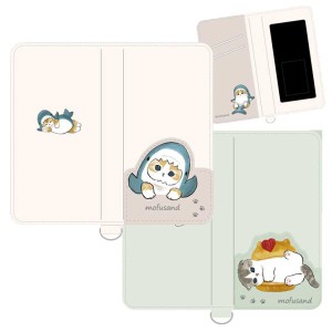 モフサンド mofusand スマホ 手帳 ケース 多機種対応 サメにゃん スイーツにゃん 猫 ねこ LINE スタンプ キャラクター グッズ