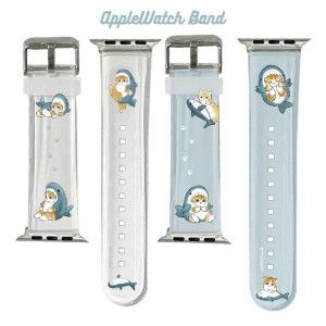 モフサンド mofusand AppleWatch バンド ベルト 41 40 38 mm 交換用 キャラクター グッズ サメにゃん うさにゃん