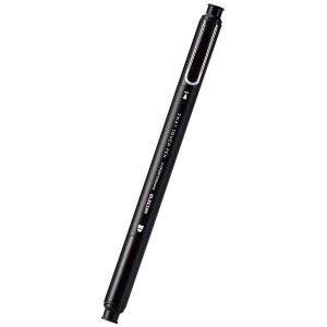 タッチペン スタイラスペン 2WAY ( ディスク + 導電繊維 ) ペン先交換可 キャップ付 【iPad iPhone Android 各種 スマホ タブレット 他対