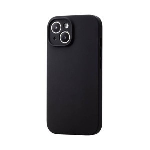 iPhone 15 用 ケース ハイブリッド シリコン カバー カメラレンズ保護設計 MAGKEEP 磁力吸着ワイヤレス充電対応 極限保護 ブラック