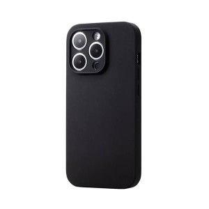 iPhone 15 Pro 用 ケース ハイブリッド シリコン カバー カメラレンズ保護設計 MAGKEEP 磁力吸着ワイヤレス充電対応 極限保護 ブラック