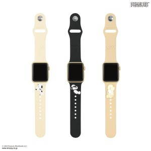 スヌーピー AppleWatch バンド ベルト 41 40 38 mm 交換用 キャラクター グッズ ジョークール ピーナッツ アップルウォッチ