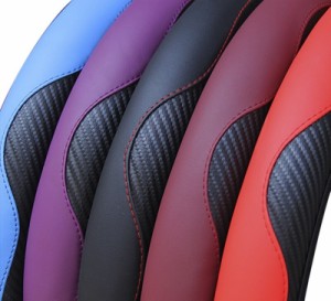 選べる5色 ハンドルカバー ステアリングカバー デリカ デリカ デリカ パジェロ 三菱 高品質 快適な通気性 滑り防止 CARSUN製
