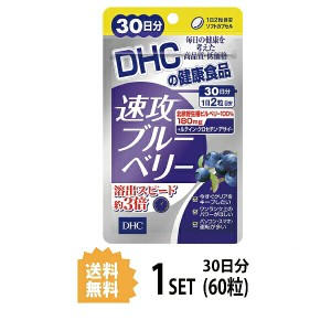 DHC 速攻ブルーベリー 30日分 （60粒） ディーエイチシー サプリメント ビルベリー ルテイン サプリ