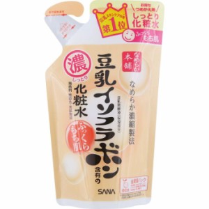 なめらか本舗 しっとり化粧水 NA つめかえ用 180ml 詰め替え パウチ 豆乳イソフラボン おすすめ化粧水 弾力 うるおい 化粧水 スキンケア 