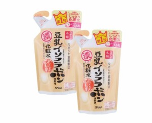 なめらか本舗 しっとり化粧水 NA つめかえ用 180ml ×2セット 詰め替え パウチ 豆乳イソフラボン おすすめ化粧水 弾力 うるおい 化粧水 