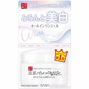 なめらか本舗 とろんと濃ジェル 薬用美白 N 100g 豆乳イソフラボン オールインワンジェル 基礎化粧品 化粧水 美容液 乳液 パック 化粧下