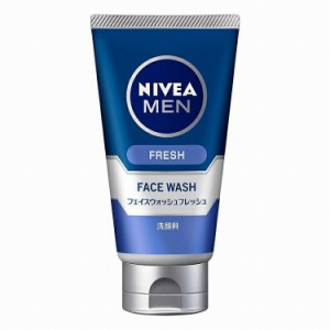 NIVEA ニベアメン フェイスウォッシュ フレッシュ 100g 洗顔 ウォッシュクリーム スキンケア 男性 さっぱり 花王