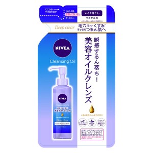 ニベア クレンジングオイル ディープクリア つめかえ用 170ml オイル クレンジング 角質 毛穴 くすみ 角栓 スキンケア 保湿 花王 フェイ