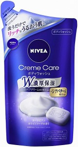 NIVEA ニベア クリームケア ボディウォッシュ ヨーロピアンホワイトソープの香り 詰替え用 360ml ボディソープ 詰め替え 泡 スキンケア 