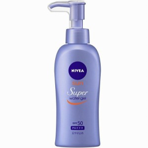 NIVEA ニベアサン ウォータージェル SPF50 ポンプ 140g SPF50 PA+++ 日焼け止め UVジェル スキンケア ヒアルロン酸 保湿 花王