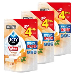 食洗機用 ジョイ オレンジピール成分入り つめかえ用 490g P&G JOY 食器用洗剤 食洗機用 食器洗い機用 粉末タイプ 強力除菌 消臭 ファブ