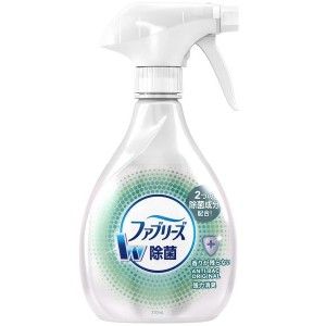 P&G ファブリーズ W除菌 本体 370mL 消臭スプレー 布用 消臭剤 芳香剤 除菌ダブル消臭 ニオイ 生活臭 ばい菌 繊維 カビ 布製品 スプレー 