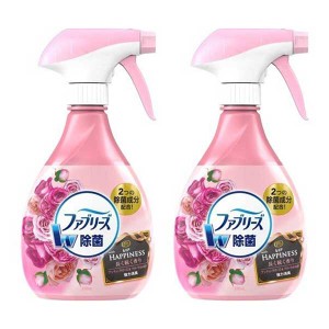 P&G ファブリーズ 布用 レノアハピネス アンティークローズ 本体 370mL 消臭スプレー 消臭剤 芳香剤 除菌ダブル消臭 まとめ買 2セット