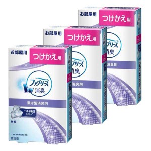 P&G ファブリーズ お部屋用 置き型 無香 つけかえ用 130g 消臭剤 芳香剤 防臭 ダブル消臭 付け替え 付替 まとめ買 3セット