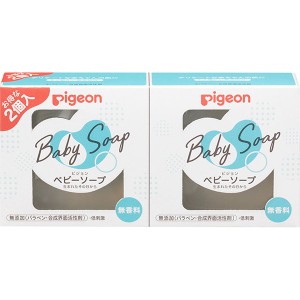 ピジョン ベビーソープ 替 90g 2個入×2セット 詰め替え用 石鹸 ソープ せっけん 固形 セラミド 赤ちゃん ベビー用品 pigeo 2セット