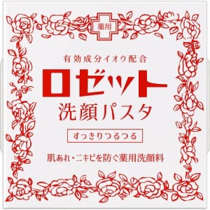 ロゼット 洗顔パスタ 赤 普通肌 90g 洗顔 肌あれ イオウ 保湿 顔 毛穴 毛穴ケア ROSETTE