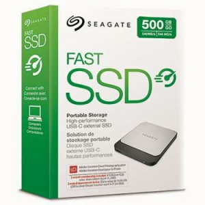 SEAGATE Fast SSD ポータブルドライブ 500GB ポータブルSSD シーゲート