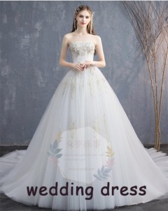 ウェディングドレス 着痩せ 安い 刺繍 二次会 花嫁 シンプルドレス 披露宴 ブライダル 結婚式 ロングドレス 大きいサイズ 