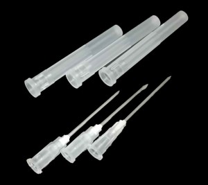 注射器の針 3個セット キャップ付き ニードル 交換用 シリンジ プラスチック プリンター 補充インク用 実験など 替え 白