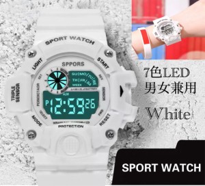 1 スポーツ腕時計　腕時計　時計　デジタル式  LED デジタル腕時計　デジタル 自転車　スポーツ  アウトドア キャンプ　ランニング 男女