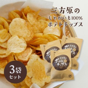 期間・数量限定 三方原ポテトチップス うす塩味 3袋 三方原馬鈴薯100％使用