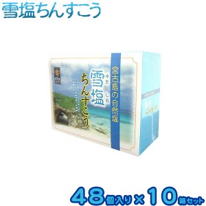 【送料無料】雪塩ちんすこう 48個入り×10箱　│沖縄お土産 南風堂│