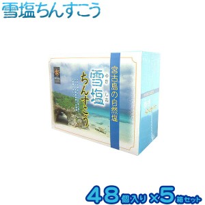 【送料無料】雪塩ちんすこう 48個入り×5箱　│沖縄お土産 南風堂│