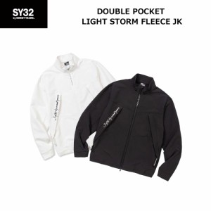 SY32 ダブル ポケット ライト ストーム フリース ジャケット ゴルフウエア SYG-23A35 DOUBLE POCKET LIGHT STORM FLEECE JK ジャケット 