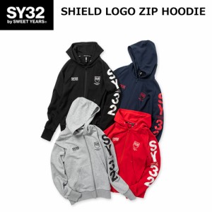 SY32 シールド ロゴ ジップ フーディー SHIELD LOGO ZIP HOODIE 13067 エスワイサーティトゥバイスィートイヤーズ パーカー ジッパー メ