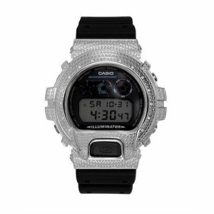 g-shock カシオ腕時計 Gショック 天然ダイヤモンドカスタム DW-6900-1VCT ジーショック CASIO メンズ シルバーベゼル