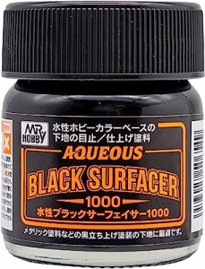 GSIクレオス 水性ブラックサーフェイサー1000 ホビー用仕上材 HSF03 クレオス 塗料