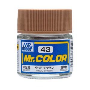 GSIクレオス Mr.カラー ウッドブラウン C43 クレオス 塗料