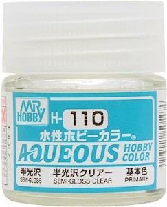 GSIクレオス 新水性ホビーカラー 半光沢クリアー 10ml 模型用塗料 H110 クレオス 塗料