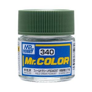 GSIクレオス Mr.カラー フィールドグリーンFS34097 C340 クレオス 塗料