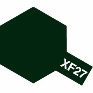 タミヤ アクリルミニ(つや消し) XF-27ブラックグリーン 81727