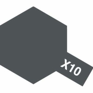 タミヤ アクリルミニ(光沢) X-10 ガンメタル 81510