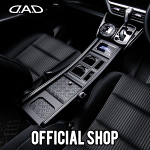 A/MNH10/15系 アルファード（ALPHARD）D.A.D ラグジュアリーセンターキャビネット マットブラック スクエアタイプ レザーデザイン(リーフ