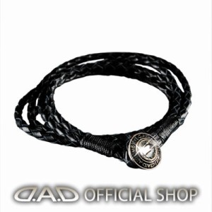 D.A.D ブレスレット SAC299 サークル/革紐ブラック クリスタル DAD ギャルソン GARSON