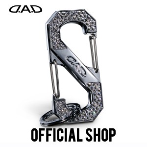 D.A.D クリスタル S字カラビナ キーリング SB185 DAD ギャルソン GARSON