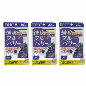 [3個セット] DHC 速攻ブルーベリー 30日分 60粒 サプリメント 食事 健康 健康食品 パソコン 長時間 車の運転 画面 目 眼 眼精疲労 頭痛 