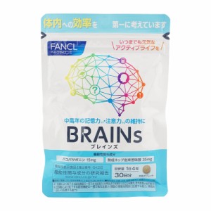 FANCL ファンケル BRAINs ブレインズ 機能性表示食品 30日分 サプリメント 健康食品 男性 女性 記憶力 ハーブサプリ メンタルケア 健康サ