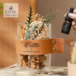 CITTA(シッタ)ドライフラワー アロマオイル ドライポプリ フレグランス 瓶詰め ルームフレグランス エッセンシャルオイル インテリア雑貨