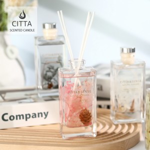 CITTA シッタ リードディフューザー 150ml スティック ルームフレグランス プレゼント 女性 ハーバリウム ギフト ガラス瓶 アロマオイル 