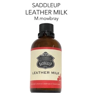 SADDLEUP レザーミルク ワークブーツ 栄養と潤いを M.mowbray モゥブレイ