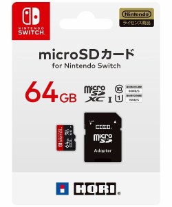 【新品】Switch HORI microSDXCカード〔64GB〕【メール便】